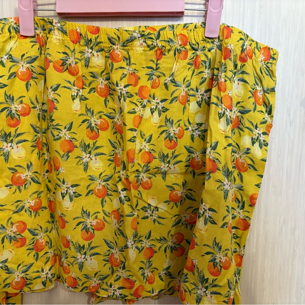 Wild Fable Citrus Print Mini Skirt